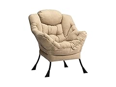 Lazy Chair with Armrest and Side Pocket