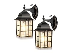 Brightever Dusk to Dawn Outdoor Wall Light Fixture 2Pack