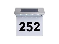 Solar Address Sign-Stainless Steel