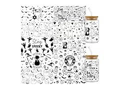 Halloween UV DTF Wrap Transfer Sheets