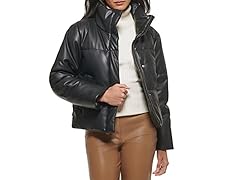 Levis Womens Vegan Leather Puffer