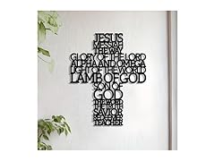 YBLCOZYC Cross Metal Wall Art