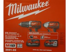 Milwaukee 2691-22 18V compact drill/driver Combo Kit