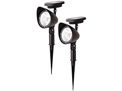 Rethink Solar Spotlight Set, 2 pack Black