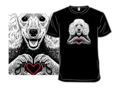 Poodle Heartmark