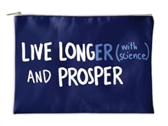 Live Long(er) and Prosper - with science! Accessory Pouch