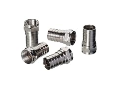 Ide 85-017 Rg-6 F-Type Coax straight