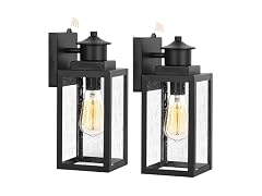 BesLowe 2-Pack Dusk to Dawn Outdoor Wall Lights