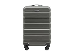 BELLA Travelers Club Harper Luggage, Charcoal, 22IN