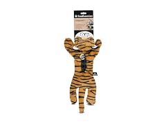 Smithsonian Longamals Tiger Plush Dog Toy