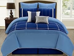 8-Pc Jakson Comforter Set- Blue (Multiple Sizes)