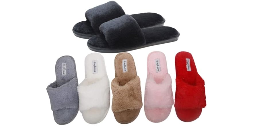 stafford memory foam slippers