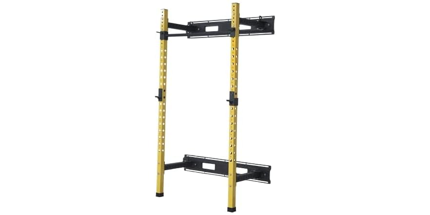 Station De Fitness HULKFIT Série Pro Réglable Multifonction Jaune (boîte Ouverte)