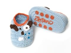 Infant Knit Slipper Socks - Dog