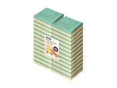 Superio Microfiber Cleaning Cloth for Cars (Yellow/Green), 96 Pack