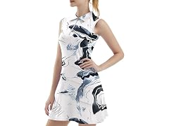 Fkeep Women Tennis Golf Dresses Zipper Shorts