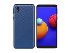 Samsung Galaxy A01 Core A013M/DS, US & Global 4G LTE, International Version (No US Warranty), 16GB, 1GB RAM, Blue - GSM Unlocked (Open Box)