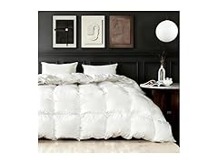 White King Size Feather Down Comforter