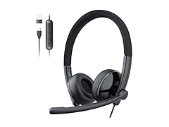 EMEET HS50 Wired Headset with Mic