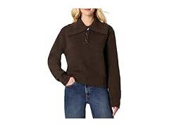 Amazon Essentials Women Relaxed-fit Button Sweater