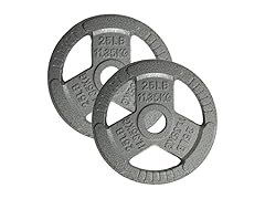 Yes4All Tri-Grip Weight Plates - 25lbs (Pair)