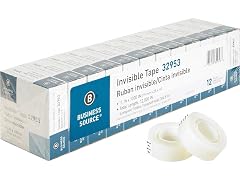 Business Source Invisible Tape 12ct