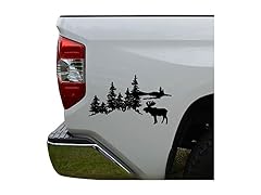 Rosie Decals Moose Forest Vinyl Sticker