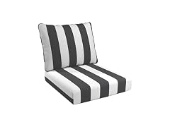 California Umbrella Outdoor Deep Seat Black/ White
