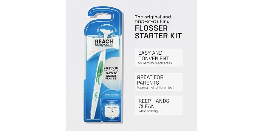 REACH Ultraclean Flosser Kit (1pk)