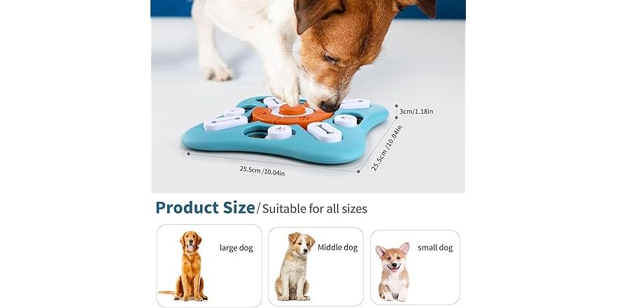 Interactive Dog Treat Puzzle Toy - Soft Dog Crate Interactive Puzzle Toys For Destructive