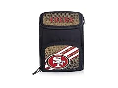 PICNIC TIME NFL San Francisco 49ers PTX 2.0 Tarana Upcycled Backpack Cooler