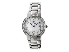 Palm Springs MOP Bracelet Watch w/ Date