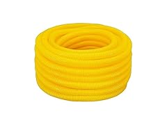 ShurTek® Flexible Corrugated Yellow HDPE Non Split Tubing Wire Loom