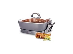 Crux Extra Deep Nonstick Scratch Electric Skillet