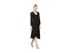 S.L. Fashions Women's Black Dress (14)