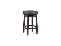 Linon Maya, 24", Black Counter Stool