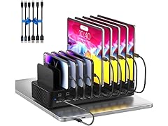 10-Port USB C Fast Charger Station | 520W