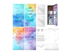 17 Pcs Locker Organizer & Decorating Kit- White