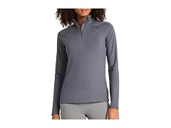 Reebok Women (L) ID Train Quarter-Zip Cold Grey 6