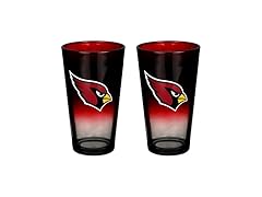 CARDINALS Ombre Pint Glasses 2pk