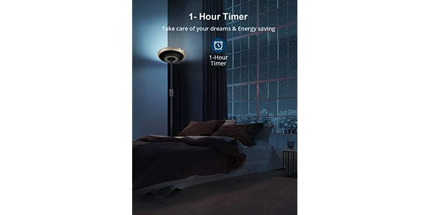 Miroco LED Adjustable Torchiere Floor Lamp (Open Box) - Vimarsana News