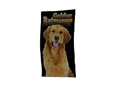 Golden Retriever Dog Beach Towel