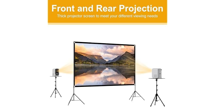 SCREENMAX Projector Screen with Stand