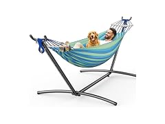 ANAGOO AN-DC-Wideblue Double Hammock with stand for 