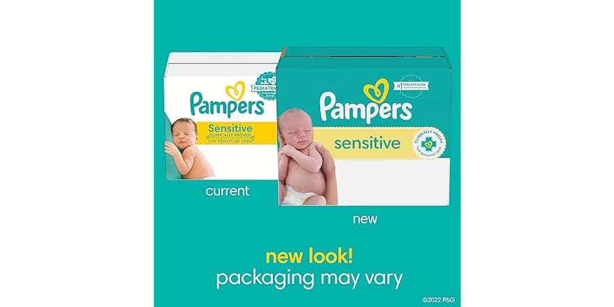 Pampers Sensitive Wipes - 504 Count