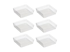 Oggi Clear Drawer Organizer - 6" X 6.25"