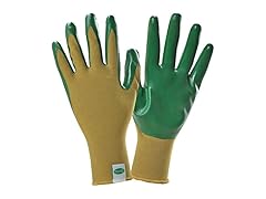 10PK Scotts Nitrile Dipped Palm, Nylon Shell Work Gloves