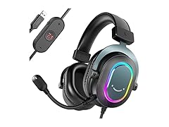 Gaming Headset for PC-Wired Headphones