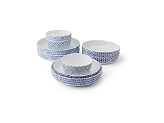  Bone China  Chip Resistant 9 Piece Dinnerware Bowl Set