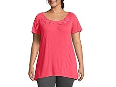 Just My Size Jersey Tunic (3X) Pink